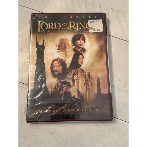 The Lord of the Rings The Two Towers Full Screen DVD New Sealed - Picture 1 of 4